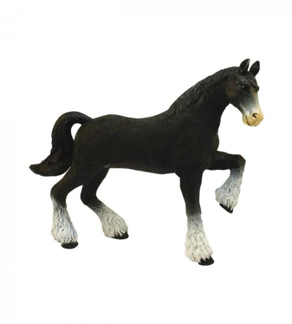 Объемный пазл Лошадь тяжеловоз черная