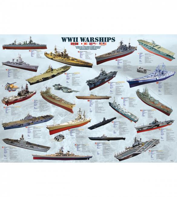 Пазлы Корабли 2-й Мировой войны 1000