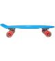 Скейтборд AWAII SK8 Vintage 22.5' со светящимися колесами, синий, до 100кг